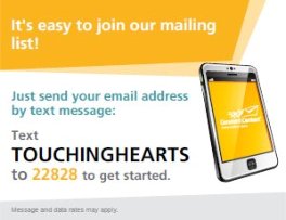 Text to Join our Email list